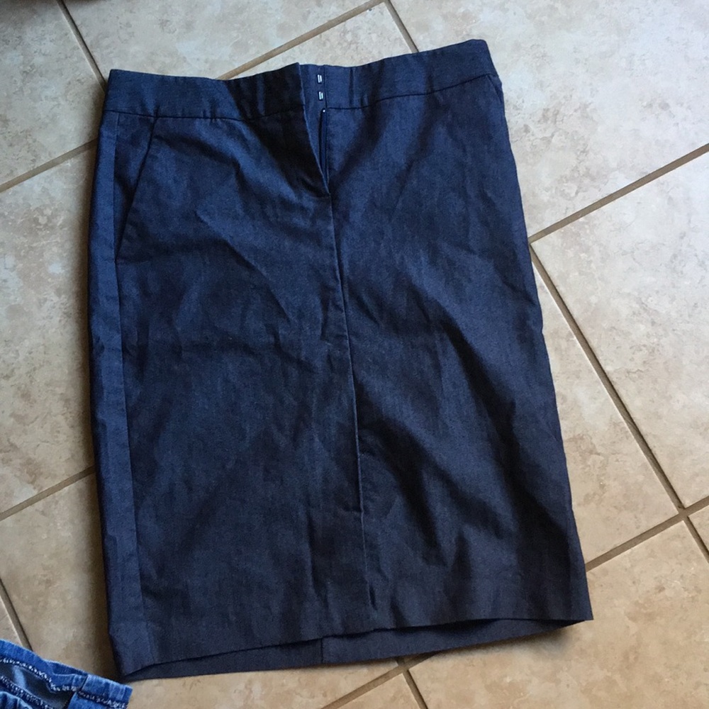 Dark denim skirt 6 merona